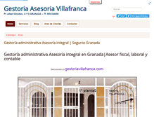 Tablet Screenshot of gestoriavillafranca.com